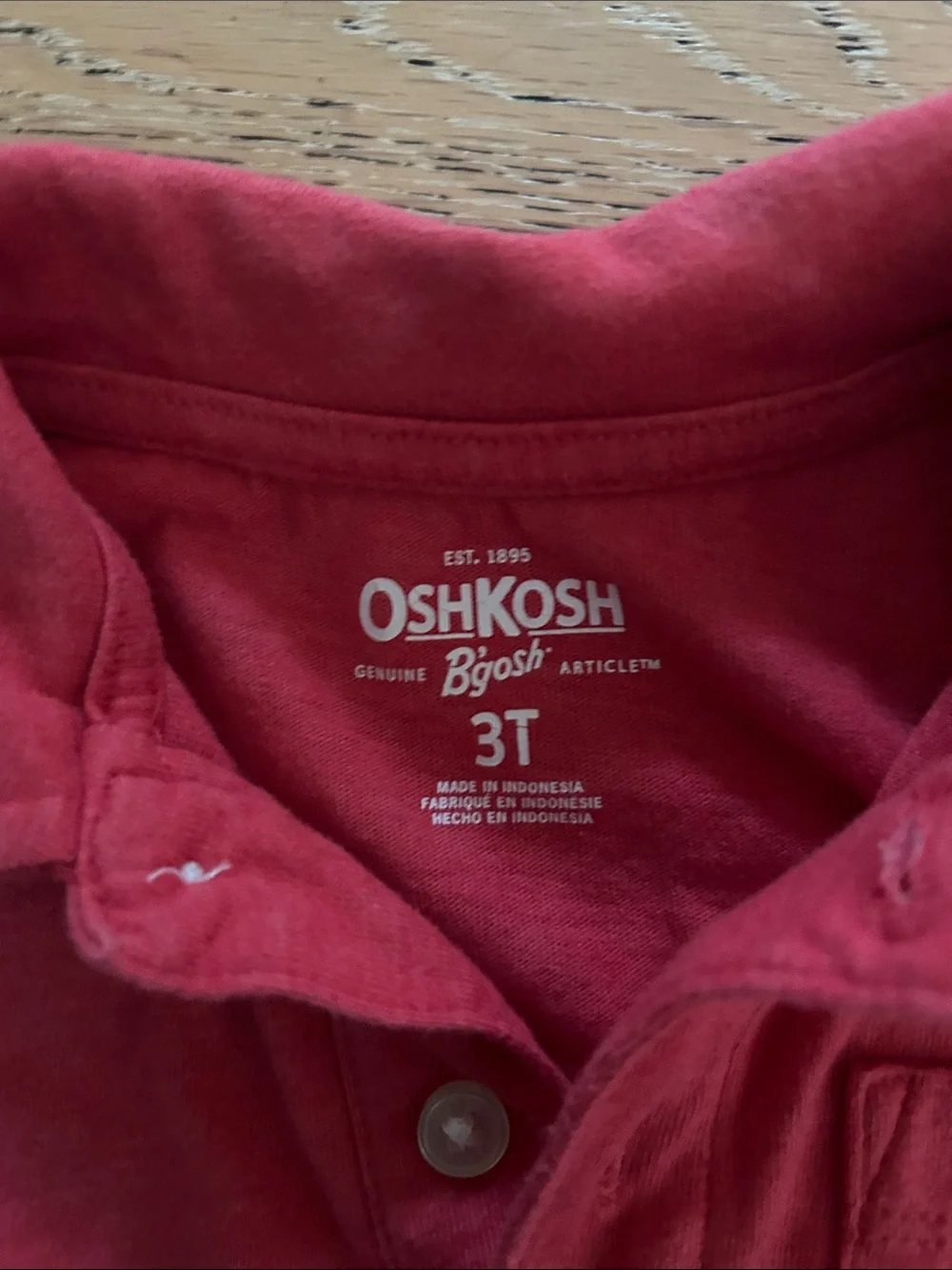 OshKosh B'gosh Bright Red Short-Sleeve Polo